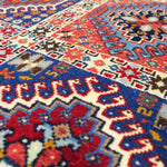 ペルシャ絨毯 ヤラメ 60x101cm 玄関マット 手織りラグ