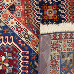 ペルシャ絨毯 ヤラメ 60x101cm 玄関マット 手織りラグ