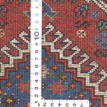 ペルシャ絨毯 ヤラメ 78x125cm 赤 レッド 手織り ラグ