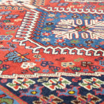 ペルシャ絨毯 ヤラメ 78x125cm 赤 レッド 手織り ラグ