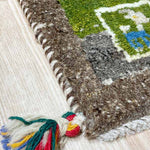 ペルシャ絨毯 ギャッベ 玄関マット