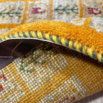 ペルシャ絨毯 ギャッベ 黄色 オレンジ