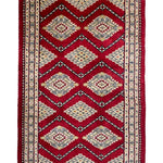 パキスタン絨毯 ファインクオリティ 約60cm x 96cm