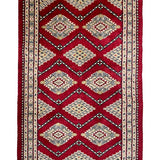 パキスタン絨毯 ファインクオリティ 約60cm x 96cm