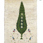 ギャッベ ラグ ホワイト