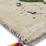 ギャッベ ラグ ホワイト