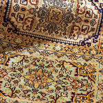 カシミール絨毯 ヴィンテージ シルク 手織り