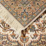 カシミール産シルク絨毯の織りの密度