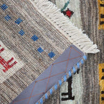 ギャッベ  ペルシャ絨毯 茶色