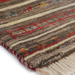 ギャッベ 絨毯 ブラウン