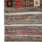 ギャッベ 絨毯 ブラウン