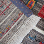 ギャッベ 絨毯 ブラウン