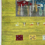 ペルシャ絨毯 ギャッベ 座布団 チェアマット