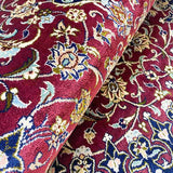 Persian carpet from Qom, approx. 59cm x 90cm, silk