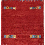 ギャッベ ラグ レッド