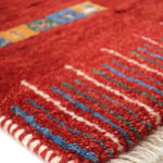 ギャッベ ラグ レッド