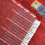 ギャッベ ラグ レッド