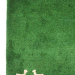 ペルシャ絨毯 ギャッベ 玄関マット 緑 グリーン