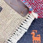 ペルシャ絨毯 ギャッベ 64x86cm 玄関マット