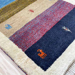 ペルシャ絨毯 ギャッベ 64x86cm 玄関マット