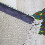 ギャッベ  ペルシャ絨毯 廊下敷き 白