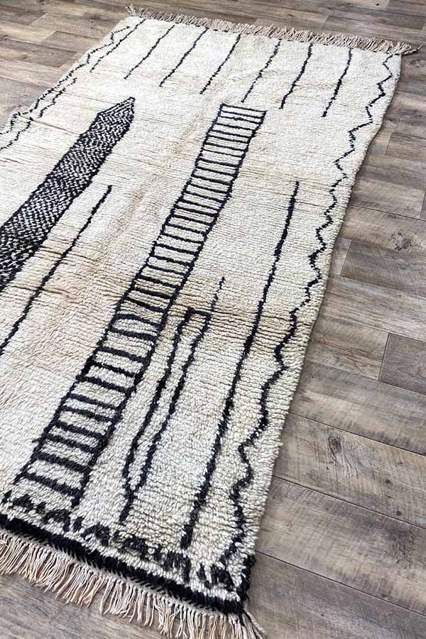 モロッカンラグ(155x240cm)モロッコ絨毯 ベニワレン【ラグ専門店】