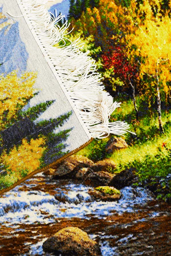 ピクチャーラグ ペルシャ絵画絨毯