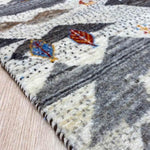 ペルシャ絨毯 ギャッベ 玄関マット ファイン