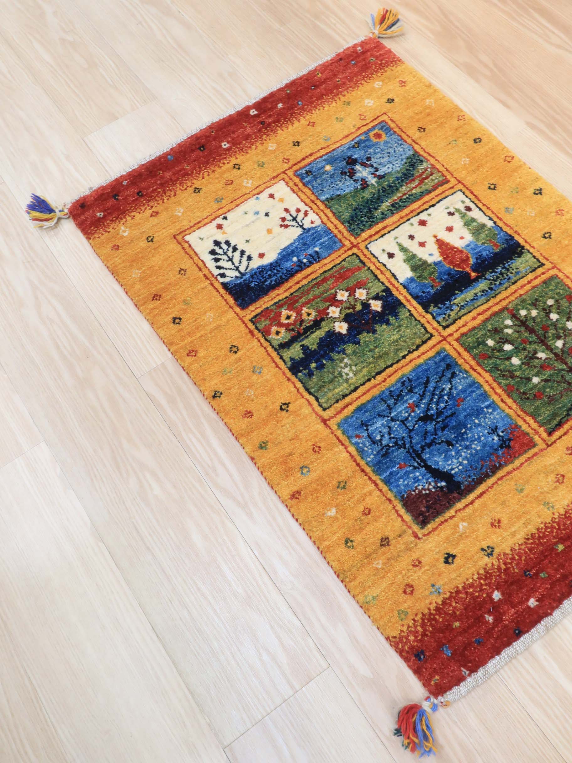 ペルシャギャッベ 約61cm x 88cm