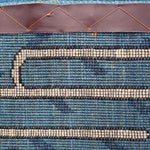 ギャッベ ラグ ブルー ペルシャ絨毯