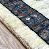 ペルシャ絨毯 ギャッベ 60x92cm 玄関マット 生命の樹
