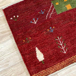 ペルシャギャッベ ウール 約49cm x 79cm