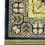 アフガンラグ グリーン 緑 玄関マット