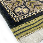 アフガンラグ グリーン 緑 玄関マット