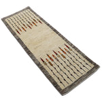 ペルシャ絨毯 ギャッベ 細長