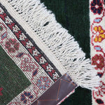 ペルシャ絨毯 ライオンラグ グリーン