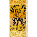 ペルシャ絨毯ギャッベ細長 手織り絨毯 52x152cm 黄色