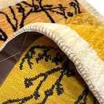 ペルシャ絨毯ギャッベ細長 手織り絨毯 52x152cm 黄色