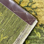 ギャッベ  ペルシャ絨毯 廊下敷き 黄緑