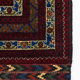 アフガニスタンのトルクメン族によって手織りされたトライバルラグ - 伝統的なホジャロシュナイ絨毯