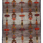 ギャッベ ペルシャ絨毯 草花