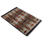 ギャッベ ペルシャ絨毯 草花