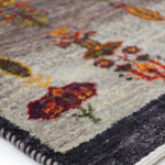 ギャッベ ペルシャ絨毯 草花