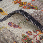 ギャッベ ペルシャ絨毯 草花