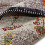 ギャッベ ペルシャ絨毯 草花