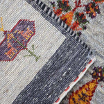 ギャッベ ペルシャ絨毯 草花