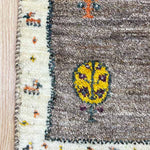 ペルシャ絨毯 ギャッベ ファイン 50x80cm 玄関マット