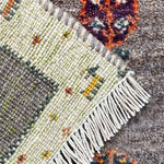 ペルシャ絨毯 ギャッベ ファイン 50x80cm 玄関マット