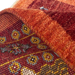 ペルシャ絨毯 ライオンラグ ギャッベ 赤 レッド