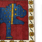 手織りペルシャ絨毯 ライオンギャッベ